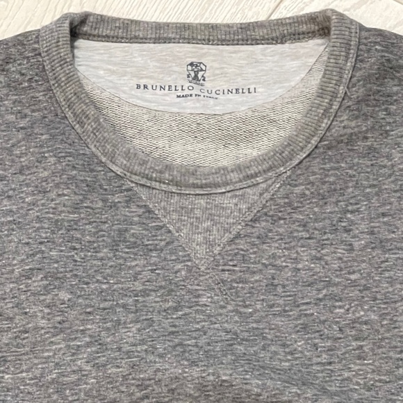 SOLDBrunello Cucinelli 100% Cotton Sweatshirt - - Picture 2 of 8